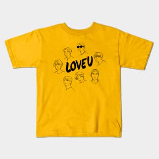 MONSTA X LOVE U Kids T-Shirt